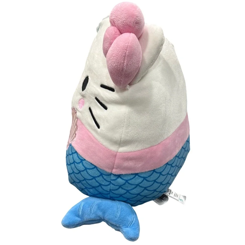 Squishmallows Hello Kitty Mermaid 12 Inch Plush Sanrio Blue Pink White SIL-34947